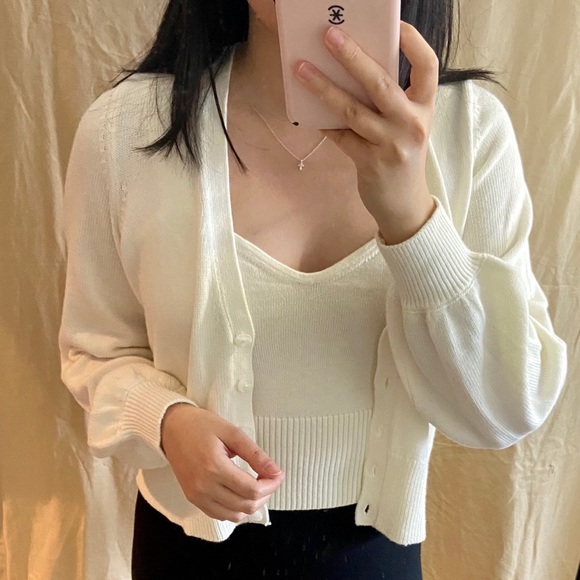 Sweetheart Sweater Tank And Cardigan 
